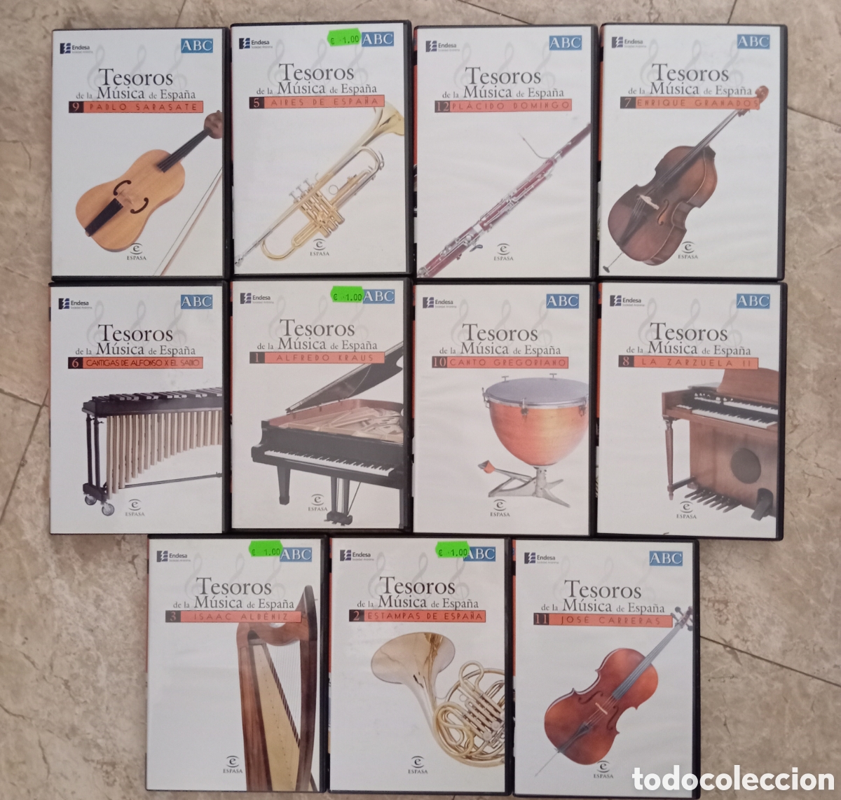 V&iacute;deos e DVD Musicais: DVD TESOROS DE LA MUSICA DE ESPA&Ntilde;A