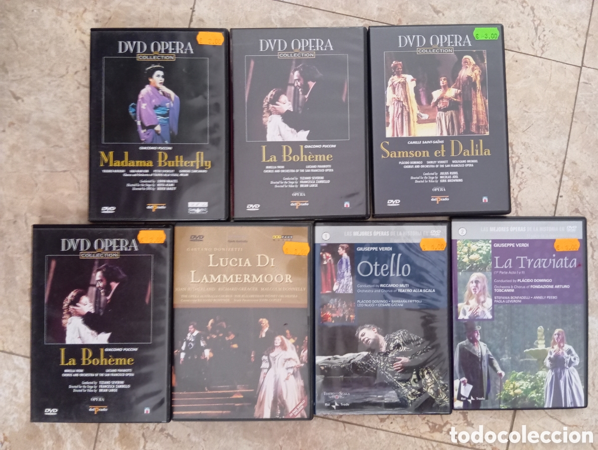 V&iacute;deos e DVD Musicais: LOTE DVD OPERA COLLECTION