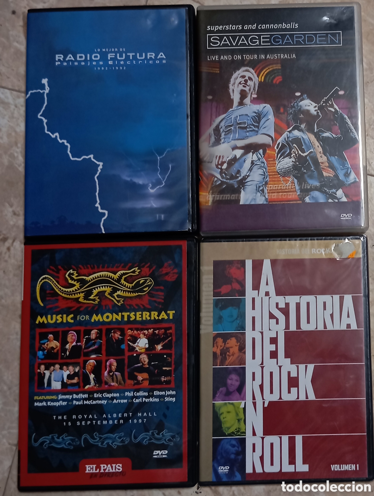V&iacute;deos e DVD Musicais: LOTE DVD ROCK SAVAGE GARDEN RADIO FUTURA