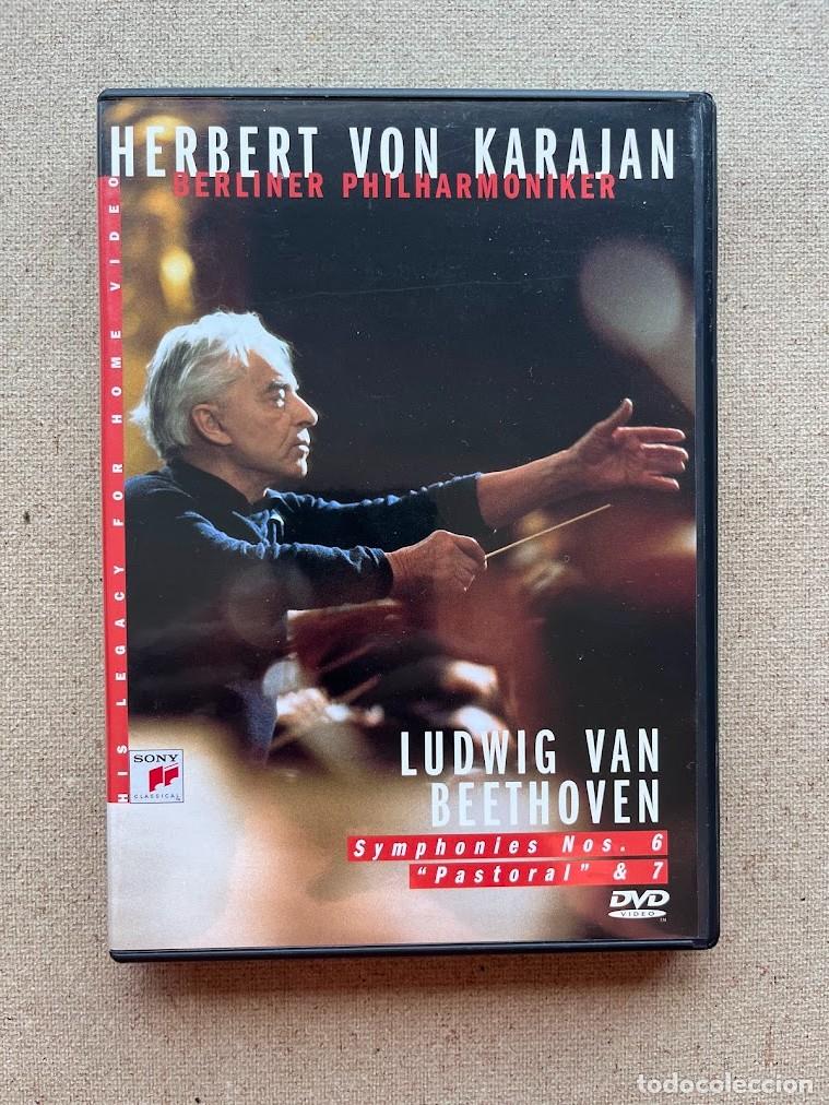 V&iacute;deos y DVD musicales: Ludwig Van Beethoven / Symphonies Nos. 6 &rdquo;Pastoral&rdquo; y 7 / Herbert Von Karajan / Berliner Phi. / DVD