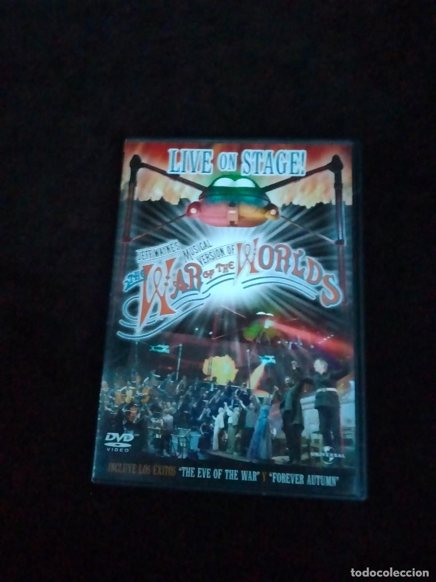 V&iacute;deos y DVD musicales: jeff waynes musical version of the war of the worlds live on stage - con 2 dvd como nuevos