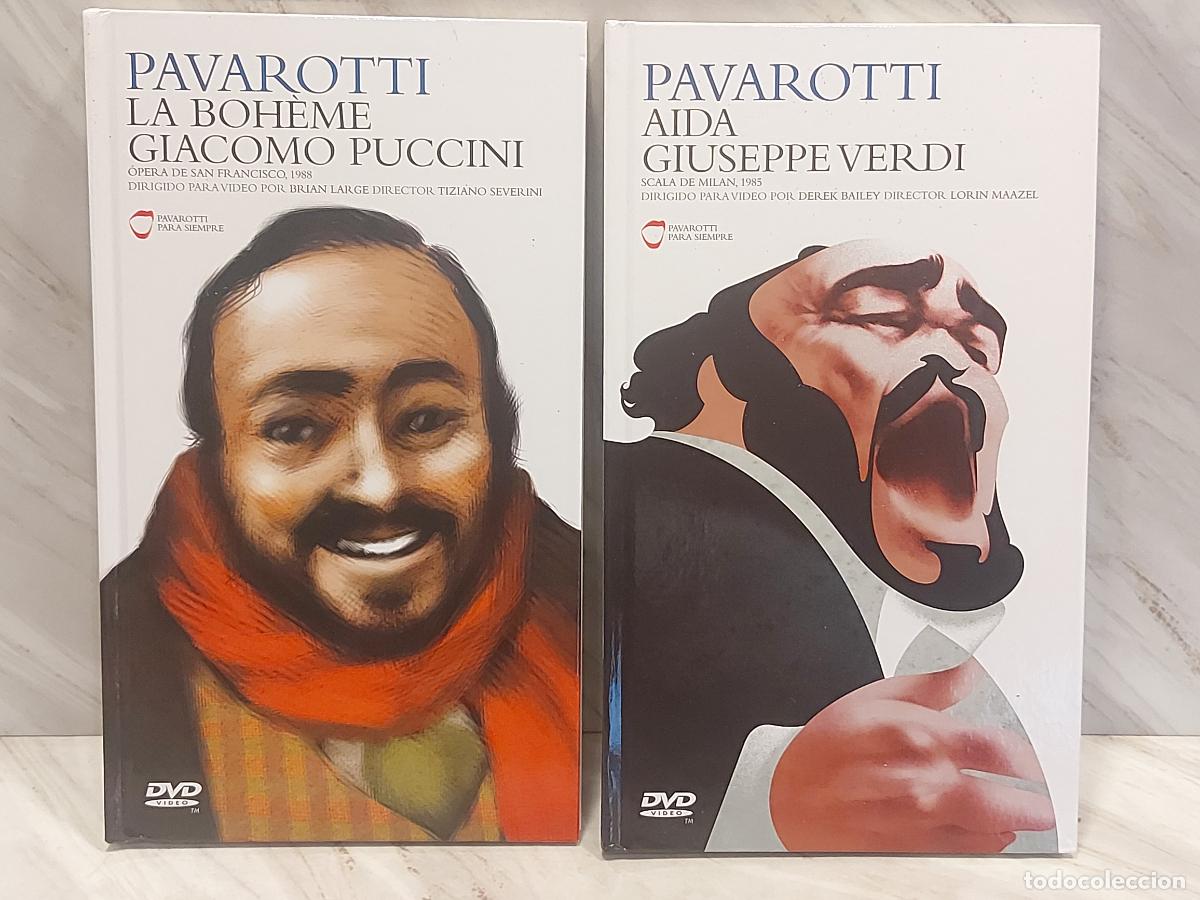 V&iacute;deos y DVD musicales: LOTE 2 LIBROS DVD | LUCIANO PAVAROTTI | LA BOH&Egrave;ME Y AIDA | PUCCINI Y VERDI | &Oacute;PERA