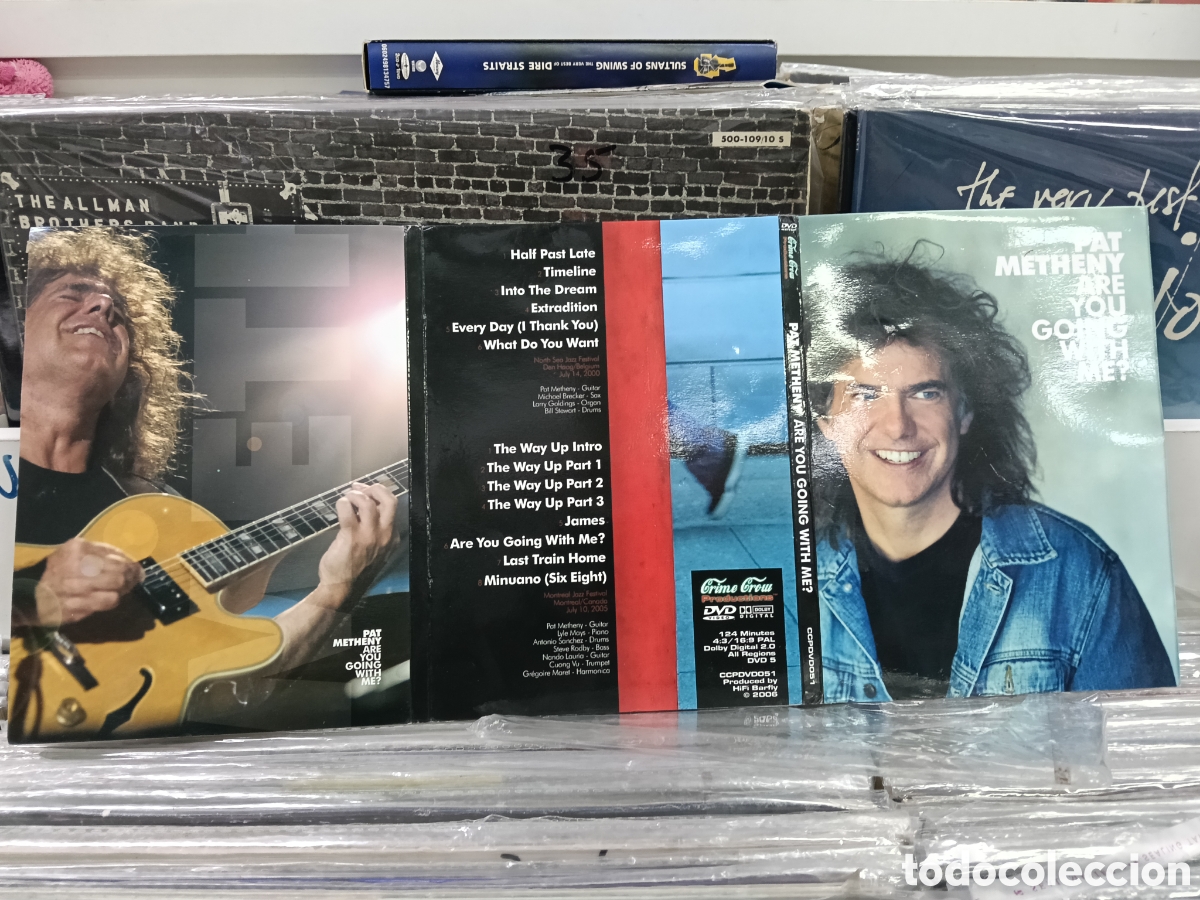 V&iacute;deos y DVD musicales: Pat Metheny dvd are you going with me? 2006