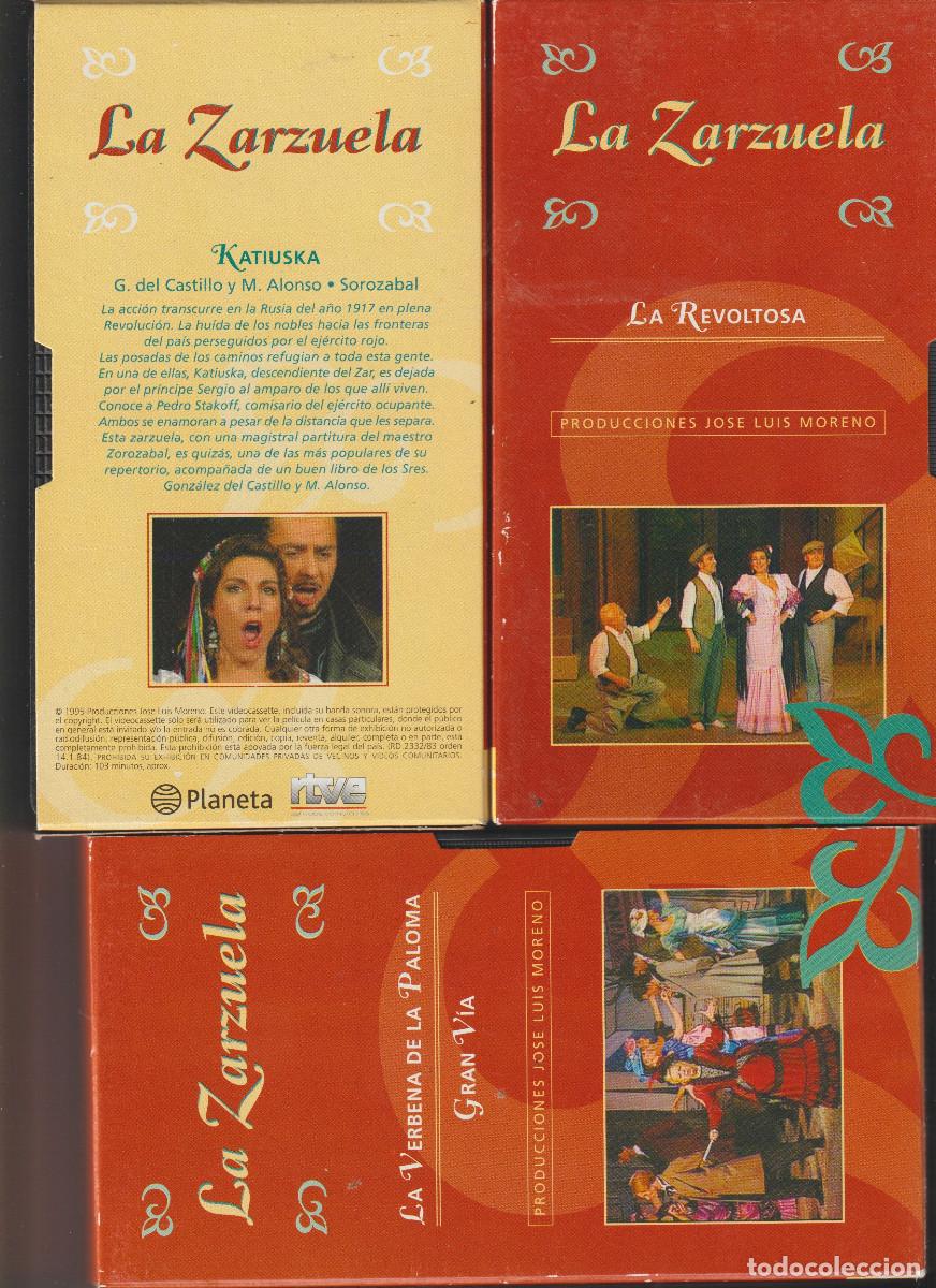 V&iacute;deos y DVD musicales: 9 videos de Zarzuelas