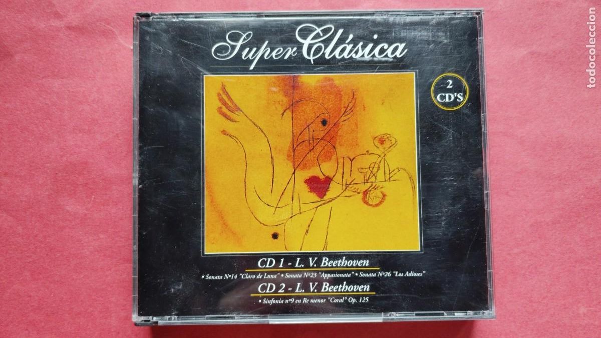 V&iacute;deos y DVD musicales: BEETHOVEN.-SUPER CLASICA.-LOTE DE 2 CD DE MUSICA CLASICA.