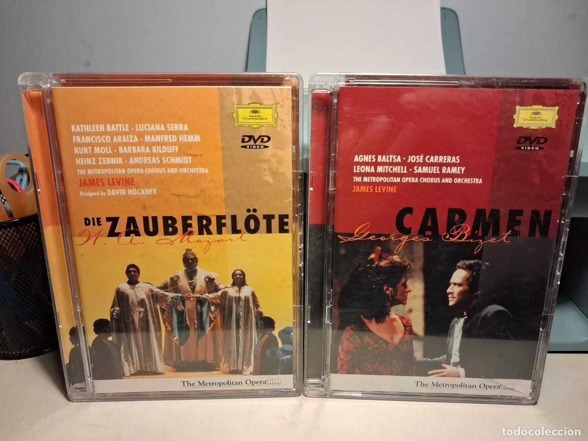 V&iacute;deos y DVD musicales: 2 DVD OPERA : CARMEN ( BIZET ) + LA FLAUTA MAGICA (MOZART )