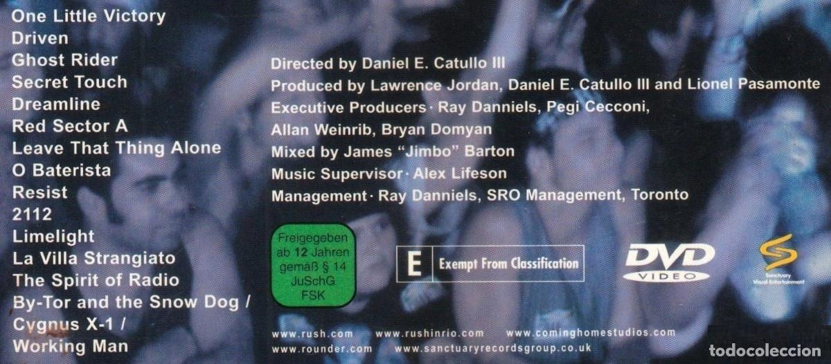 V&iacute;deos y DVD musicales: [DOBLE DVD]. RUSH. RUSH IN RIO. - Foto 7