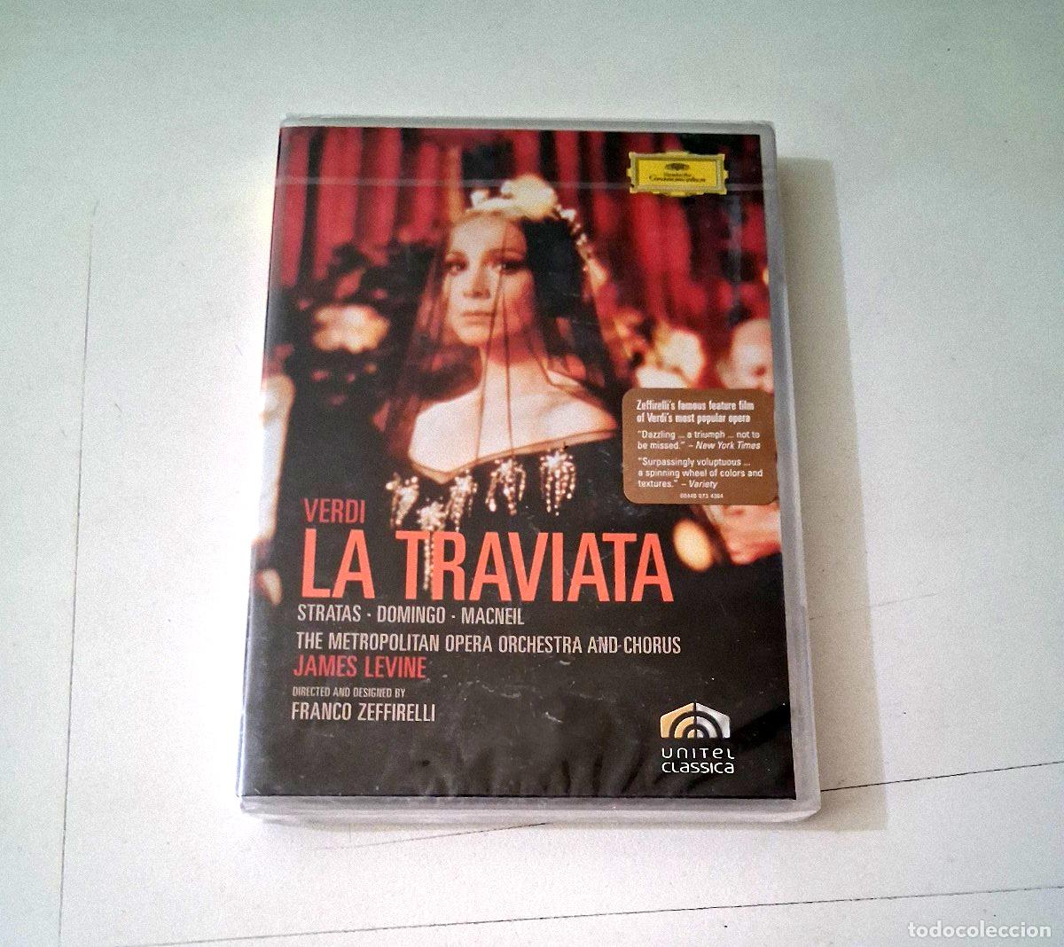V&iacute;deos y DVD musicales: JAMES LEVINE &rdquo;VERDI LA TRAVIATA&rdquo; DVD PRECINTADO SEALED ZEFFIRELLI STRATAS DOMING