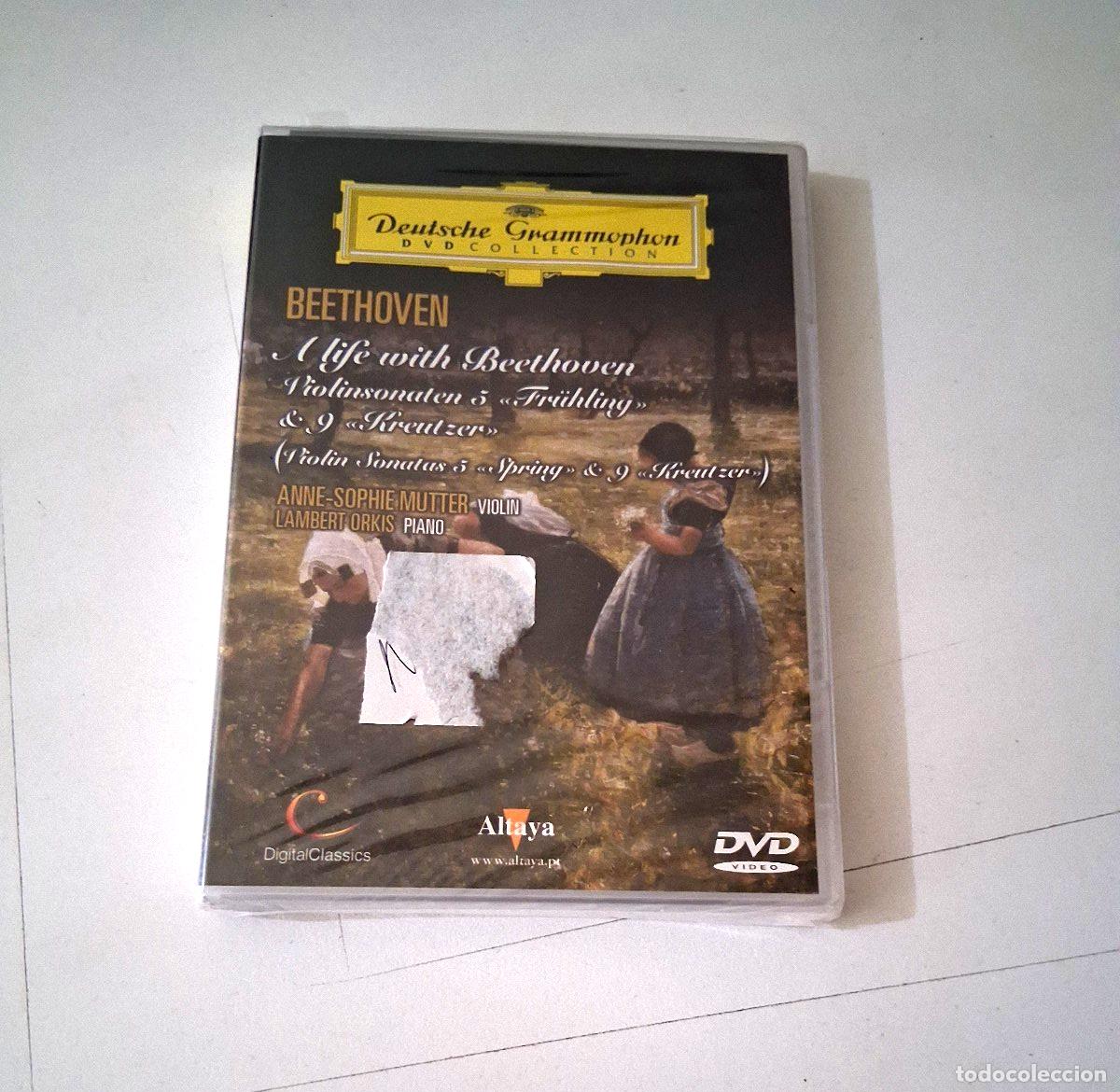 V&iacute;deos y DVD musicales: ANNE-SOPHIE MUTTER LAMBERT ORKIS &rdquo;BEETHOVEN A LIFE WITH&rdquo; PRECINTADO SEALED