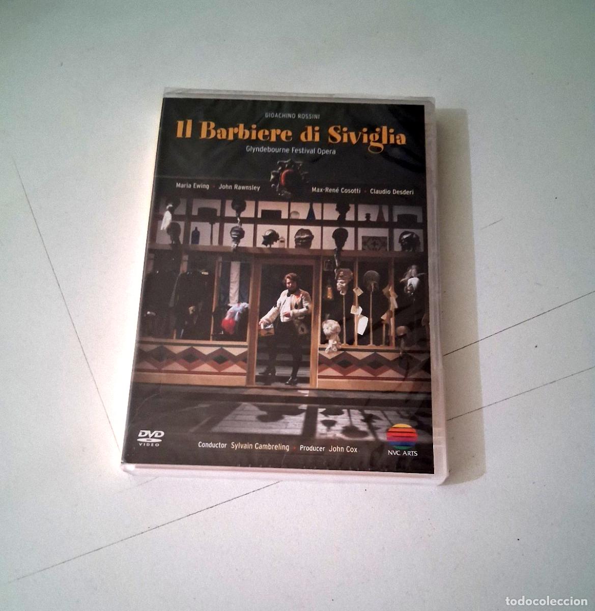 V&iacute;deos y DVD musicales: SYLVAIN CAMBRELING &rdquo;ROSSINI IL BARBIERE DI SIVIGLIA&rdquo; DVD COMO NUEVO MARIA EWING