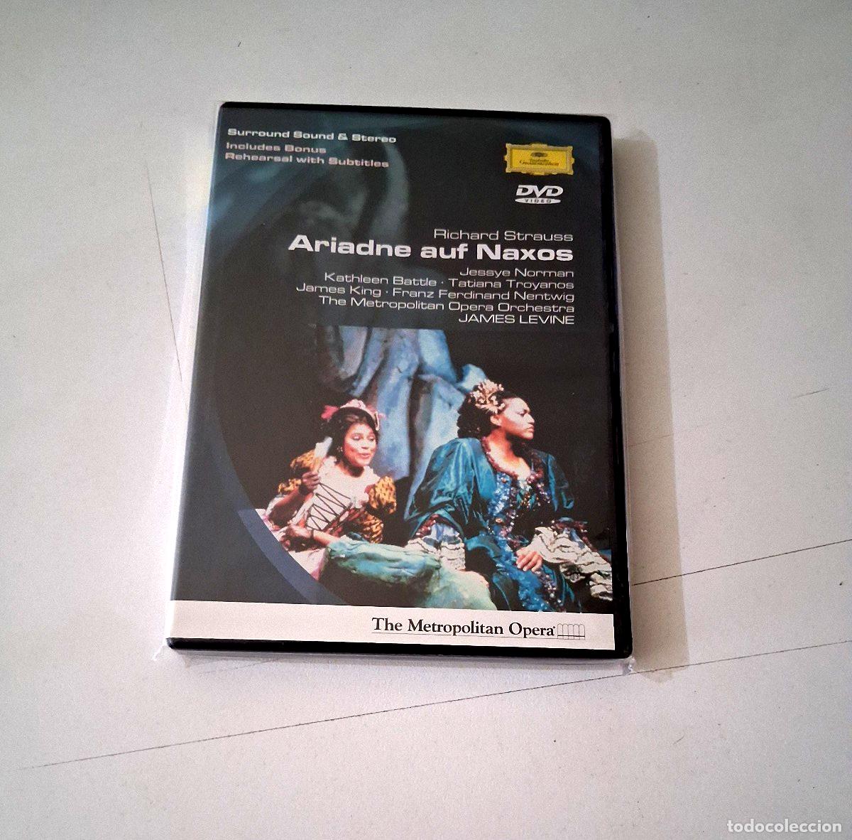 V&iacute;deos y DVD musicales: JAMES LEVINE &rdquo;STRAUSS ARIADNE AUF NAXOS&rdquo; DVD COMO NUEVO JESSYE NORMAN KATHLEEN B