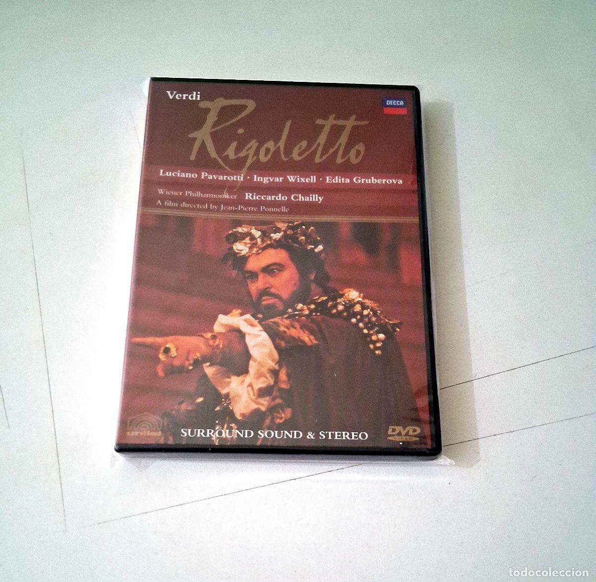 V&iacute;deos y DVD musicales: RICCARDO CHAILLY &rdquo;VERDI RIGOLETTO&rdquo; DVD LUCIANO PAVAROTTI INGVAR WIXELL EDITA GUB