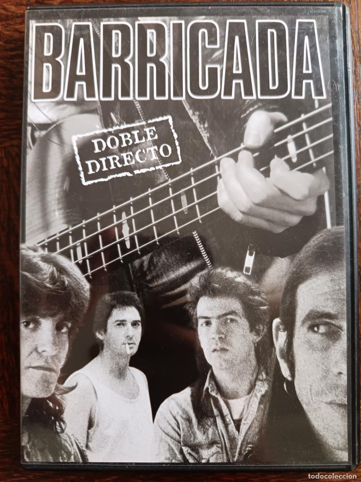 V&iacute;deos y DVD musicales: BARRICADA. Doble directo. DVD Documental Edici&oacute;n Especial con libreto.