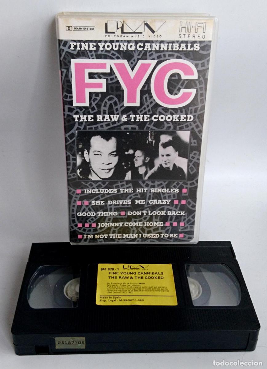 V&iacute;deos y DVD musicales: FYC THE RAW & THE COOKED EN VHS FYC FINE YOUNG CANNIBALS
