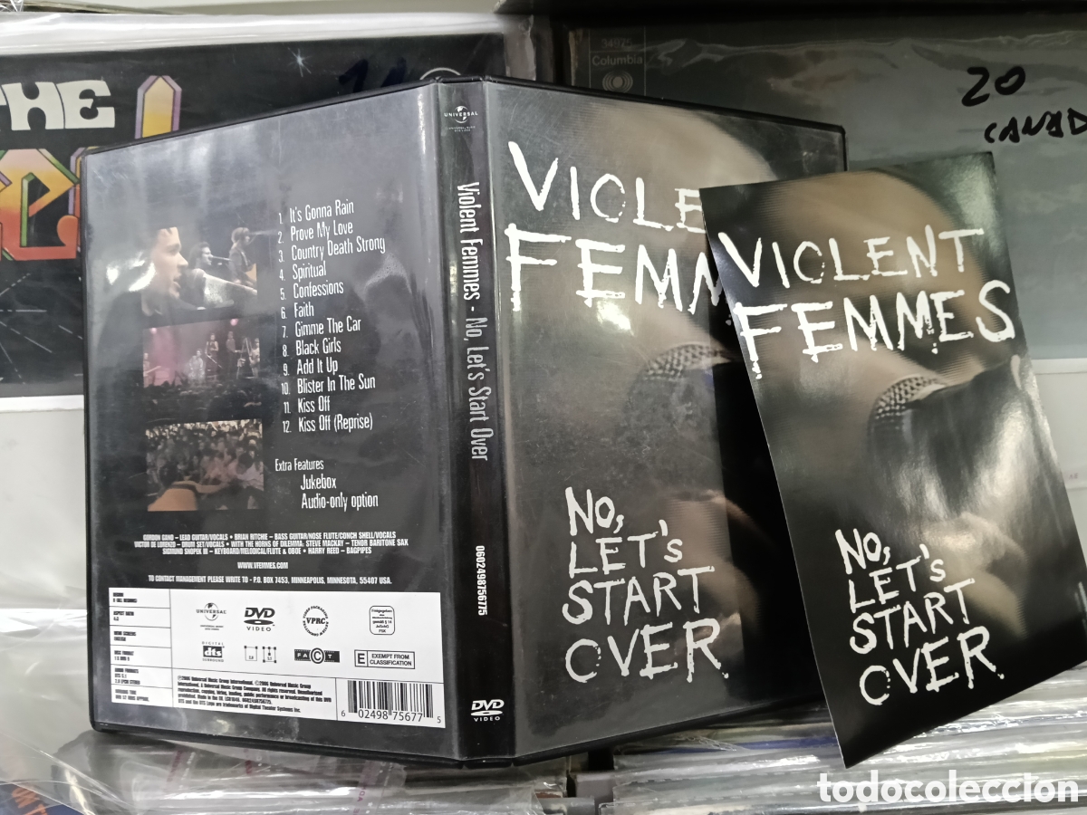 V&iacute;deos y DVD musicales: Violent femmes Dvd no,let's star over 2006