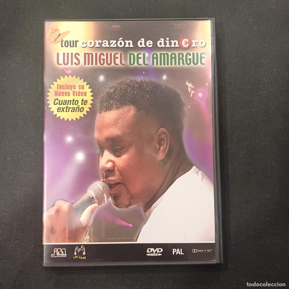 V&iacute;deos y DVD musicales: LUIS MIGUEL DEL AMARGUE/TOUR CORAZON DE DINERO/DVD.