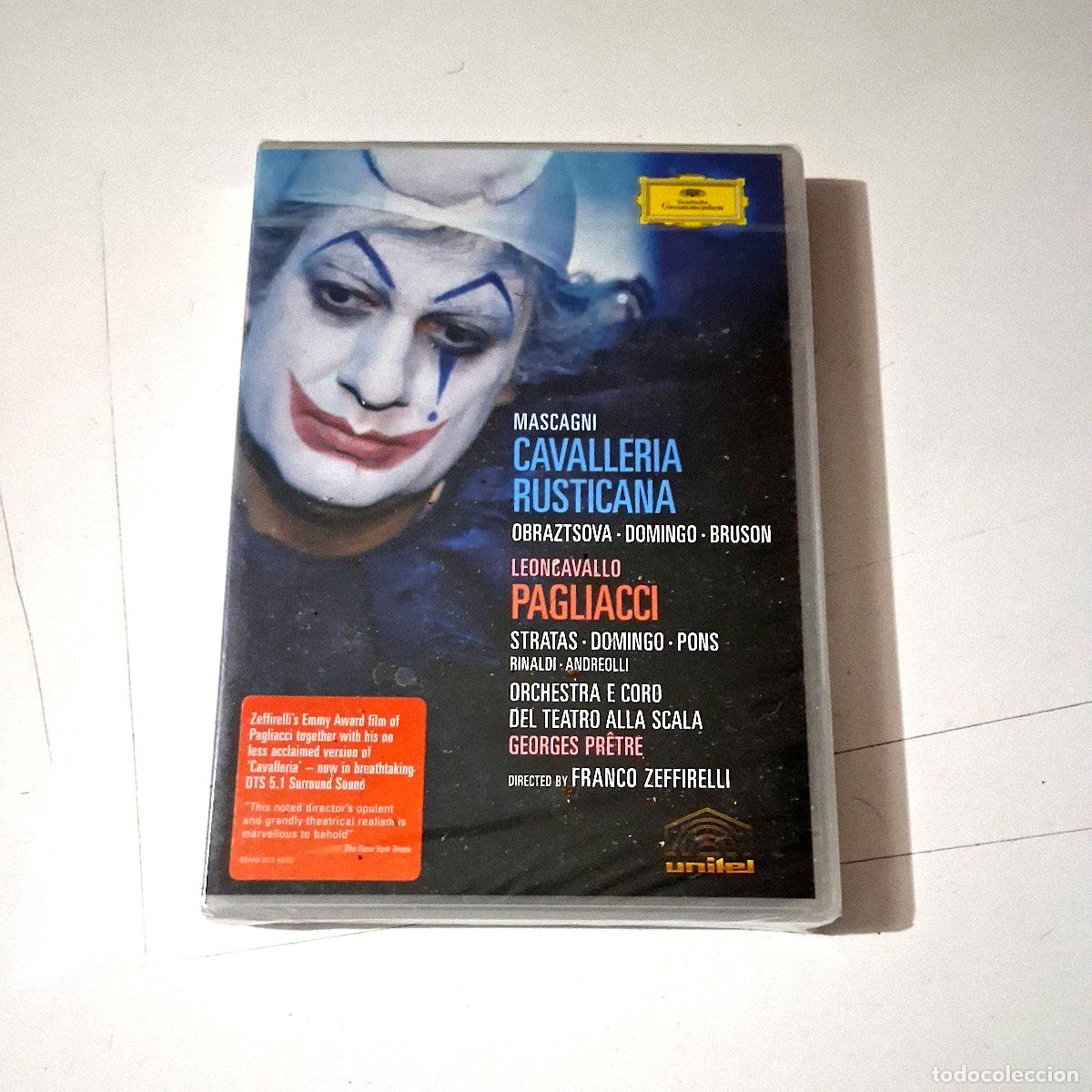 V&iacute;deos y DVD musicales: FRANCO ZEFFIRELLI &rdquo;MASCAGNI CAVALLERIA RUSTICANA&rdquo; DVD PRECINTADO PAGLIACCI OBRAZ
