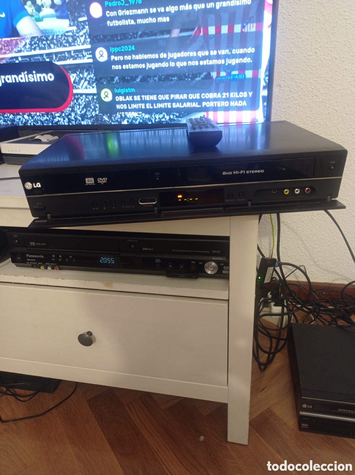 V&iacute;deos y DVD musicales: Combo vhs dvd LG para grabar de vhs s dvd