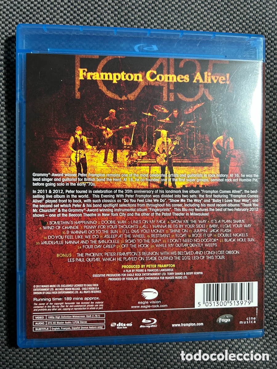 V&iacute;deos y DVD musicales: Frampton Comes Alive! 35 - Foto 2