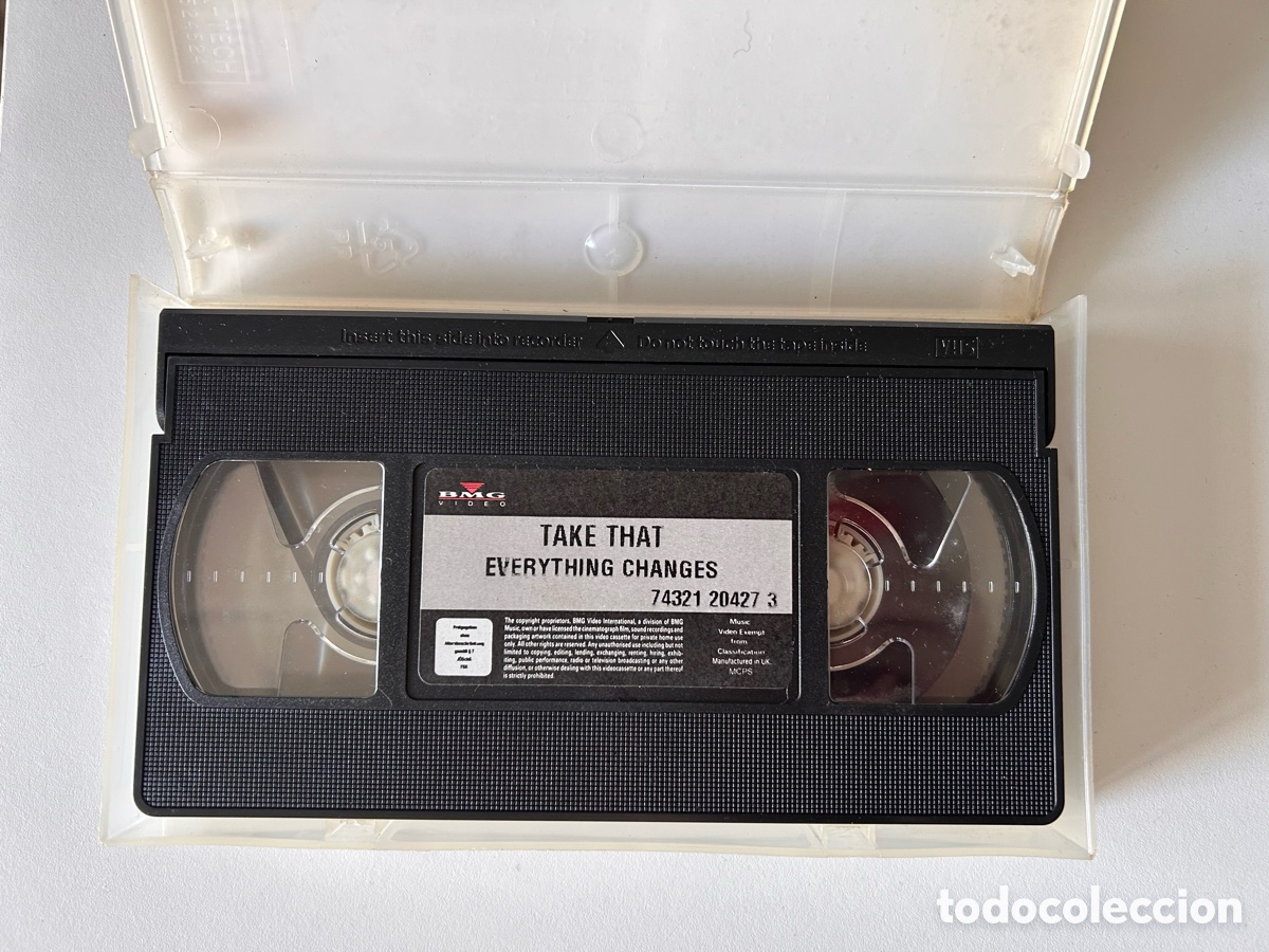 V&iacute;deos y DVD musicales: VHS Take That - Everything Changes - Foto 3
