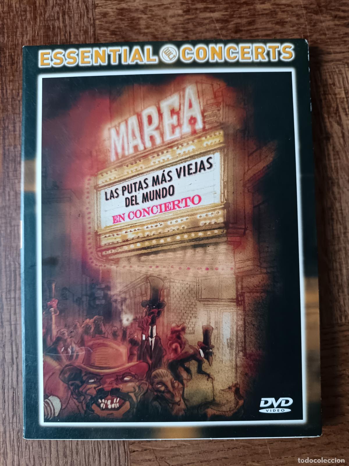 V&iacute;deos e DVD Musicais: MAREA en concierto Las Putas mas viejas del mundo. DVD essential concerts
