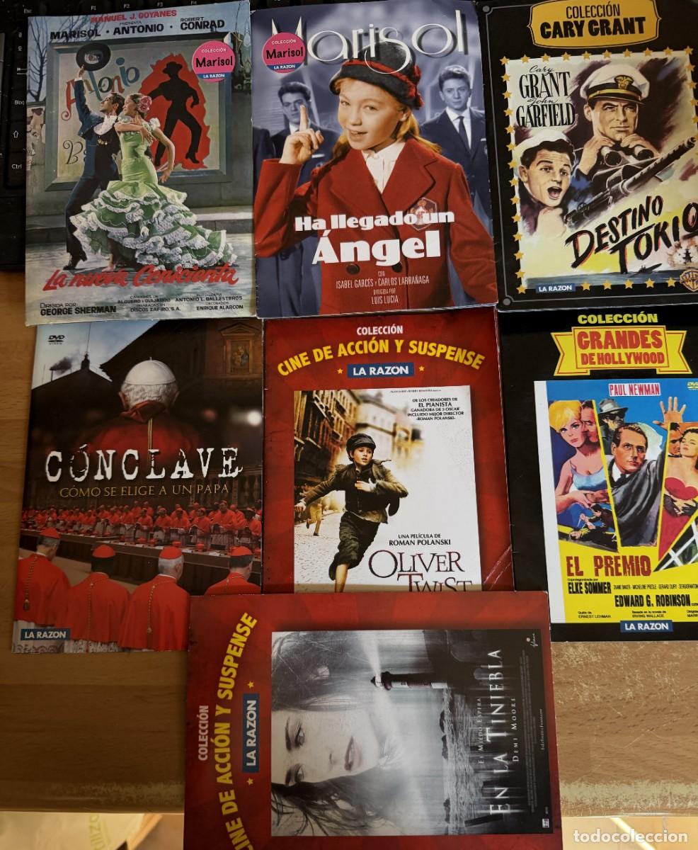 V&iacute;deos y DVD musicales: LOTE DE 13 PELICULAS COLECCION CINE VARIADA DE LA RAZON. LAS DE LA FOTO.