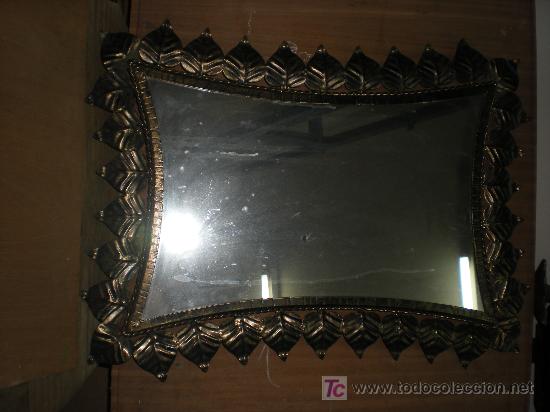 Vintage: ESPEJO CON BORDE HOJAS - Foto 4