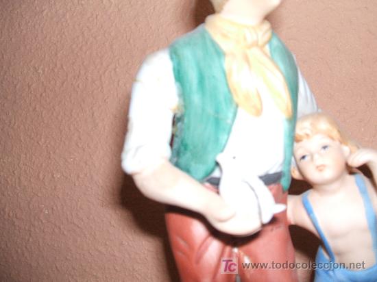 Vintage: ANTIGUA PAREJA DE BISCUIT. - Foto 3