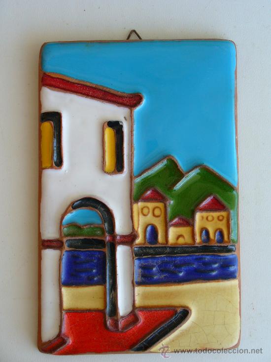 Vintage: CERAMICA PARA COLGAR 12X19 HECHA A MANO.(GASTOS DE ENVIO CERTIFICADO 6&euro; PENINSULA RESTO CONSULTAR)