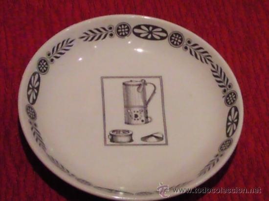 Vintage: plato de cafe