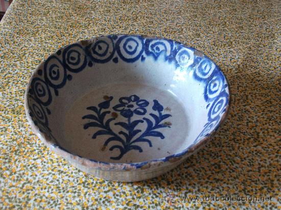 Vintage: Antiguo Plato de Fajalauza Granada Siglo XIX -XX