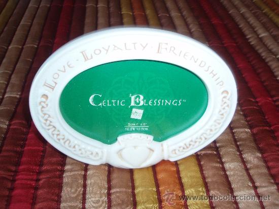 Vintage: 885-PORTAFOTOS PORCELANA CELTIC BLESSINGS
