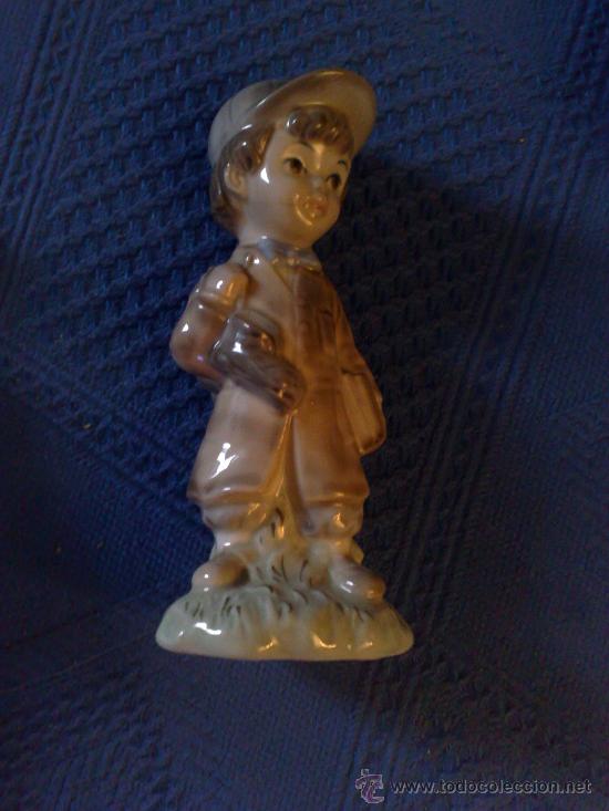 Vintage: ANTIGUA FIGURA PORCELANA SANBO A&Ntilde;OS 70 10 CM ALTURA