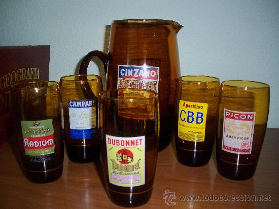 Vintage: Juego Jarra y vasos - Foto 3