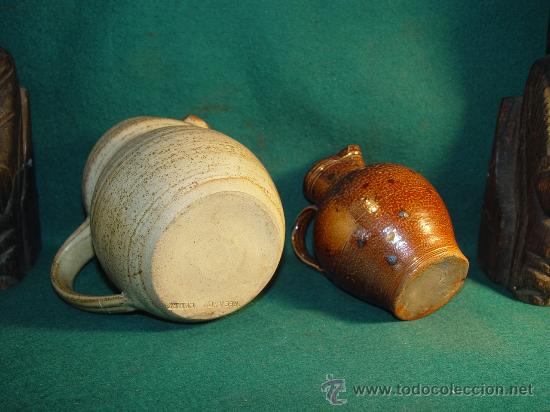 Vintage: DOS JARRITAS CERAMICAS DE GRES. VINTAGE. - Foto 4