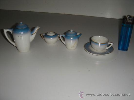 Vintage: Lote de miniaturas de porcelana, juego de te.