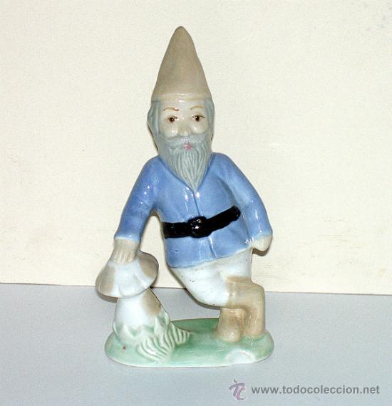 Vintage: GNOMO, NOMO, DUENDE, ENANITO. PORCELANA. A&Ntilde;OS 80.