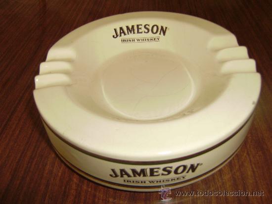Vintage: CENICERO JAMESON IRSH WHISKEY.PORCELANA SIN MARCAS.