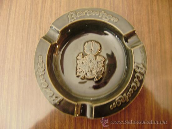Vintage: CENICERO LICOR BERENTZEN.CERAMICA ALEMANA.CON SELLO RASTAL.