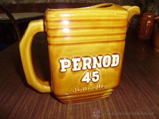 Vintage: JARRA PERNOD45-PASTIS 51.CERAMICA FRANCESA SIN MARCAS.