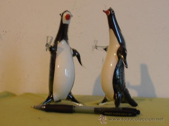 Vintage: DOS PINGUINOS BEBEDORES - Foto 2