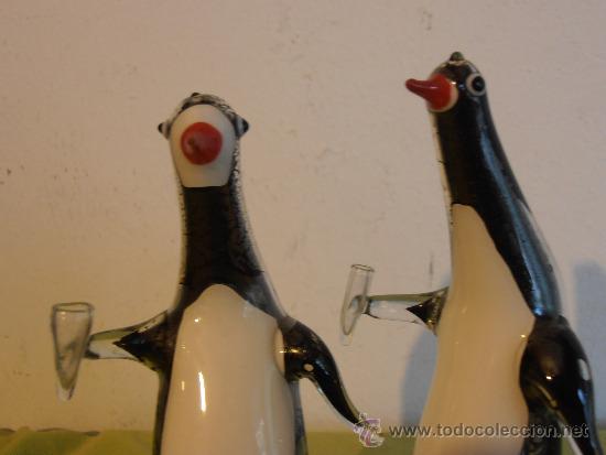 Vintage: DOS PINGUINOS BEBEDORES - Foto 3