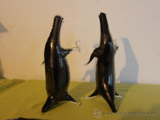 Vintage: DOS PINGUINOS BEBEDORES - Foto 4