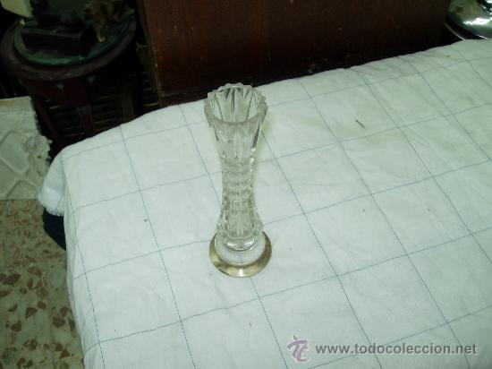 Vintage: violetero cristal y plata - Foto 2