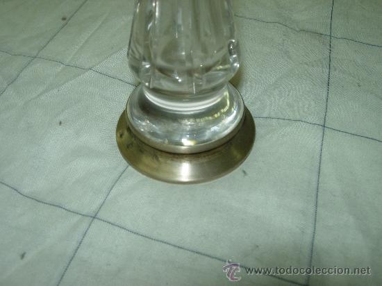 Vintage: violetero cristal y plata - Foto 5