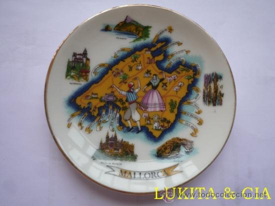 Vintage: PLATITO DE CER&Aacute;MICA DE PALMA DE MALLORCA