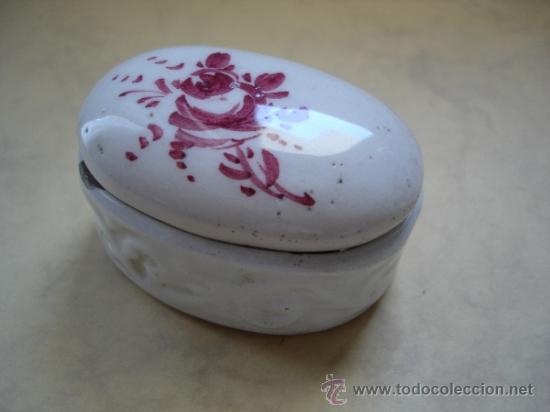 Vintage: CAJA OVALADA DE CERAMICA - Foto 1