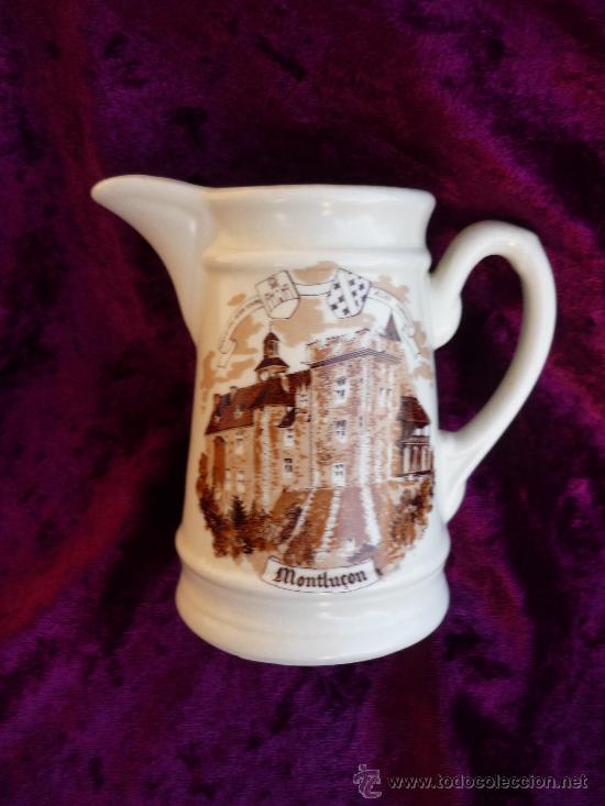 Vintage: JARRA DE PORCELANA FRANCESA CASTELROUX. 9CM.
