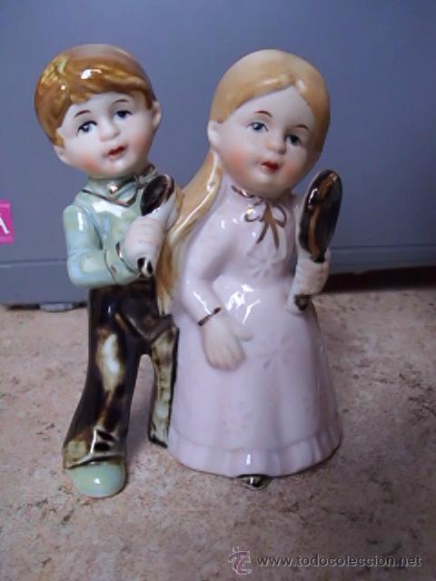 Vintage: . Figura de porcelana de los a&ntilde;os 60-70. Muy bonita