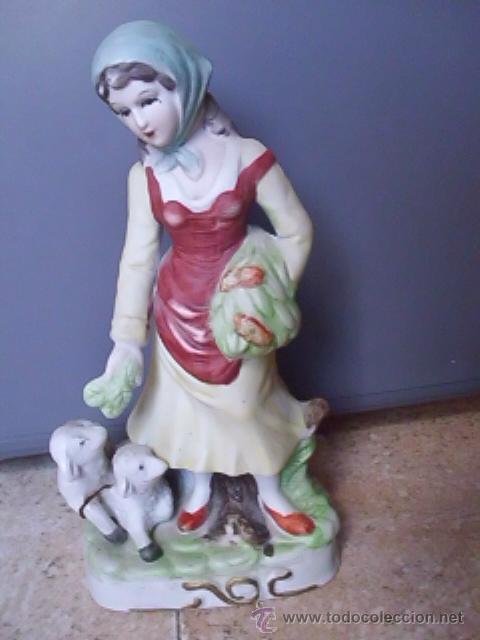Vintage: Figura de porcelana de los a&ntilde;os 60-70. Muy bonita